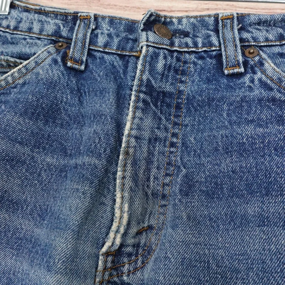 Levi's Shorts Mens 30 Blue Denim Distressed Bermuda Vintage Orange Tab USA Made
